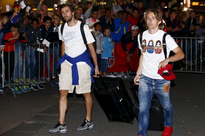 Dario Srna i Luka Modrić / Foto Reuters Arhiv