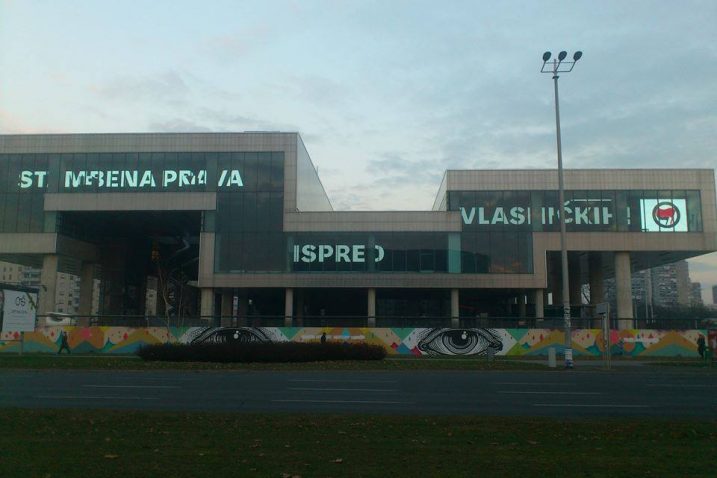 Pročelje MSU-a ukazuje na goruće pitanje stanovanja