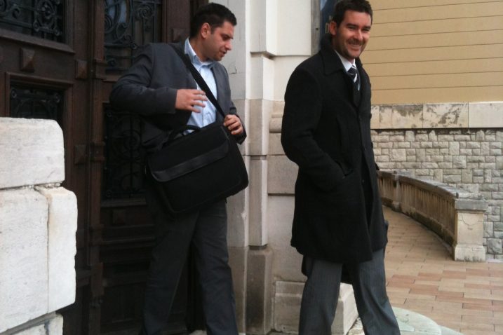 Dražen Filjević i njegov odvjetnik Branimir Čolić / Foto S. KLEVA