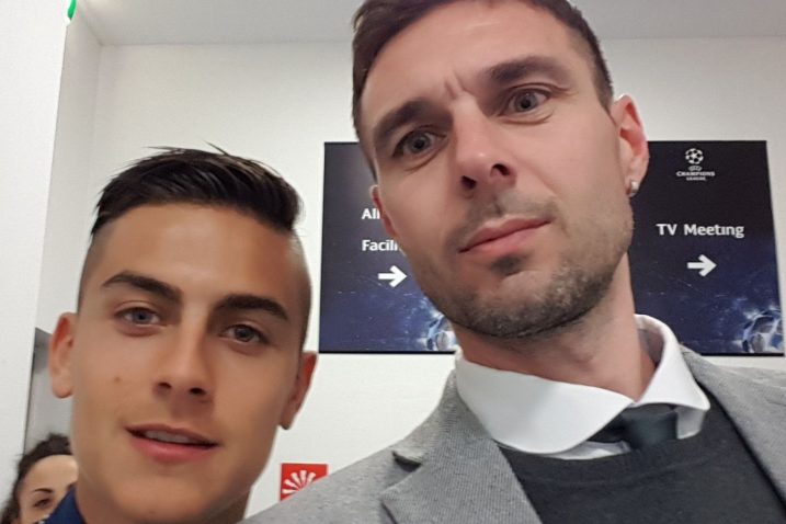Paulo Dybala i naš novinar Marko Cvijanović