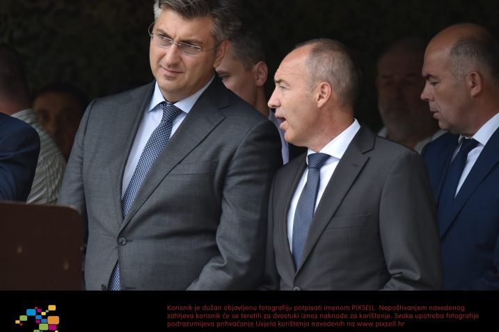 Plenković i Krstičević jučer zajedno u Sinju na otvorenju vojarne / Foto PIXSELL