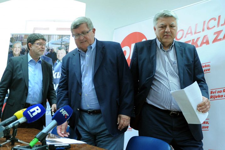 Tonino Picula, Vojko Obersnel i Zlatko Komadina, Foto: R. BRMALJ