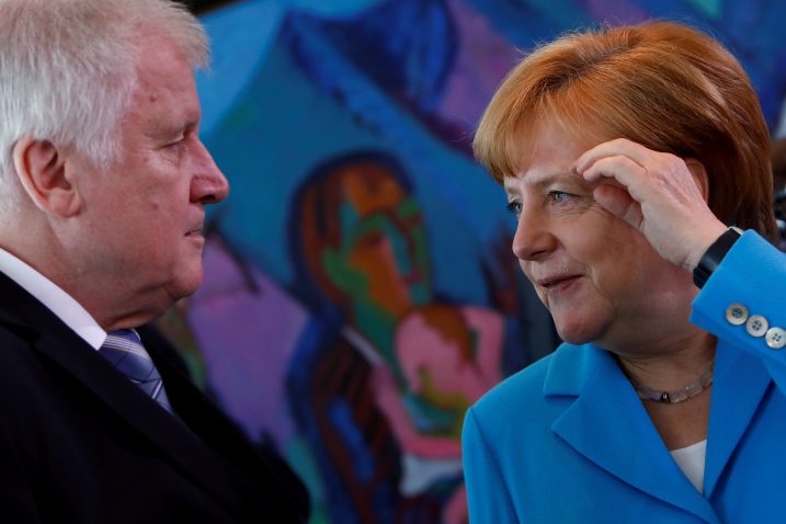 Horst Seehofer i Angela Merkel / Foto Reuters