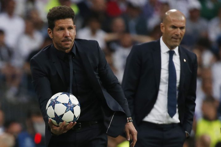 Diego Simeone i Zinedine Zidane, Foto: REUTERS