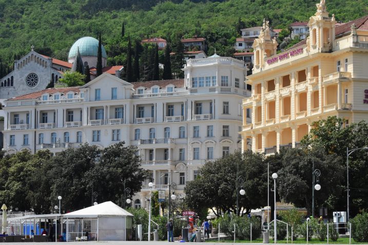 Opatijski hoteli Bellevue i Palace nakon rekonstrukcije / Snimio Marin Aničić