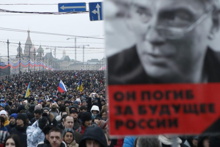 Marš u sjećanje na Borisa Nemcova u središtu Moskve / Reuters