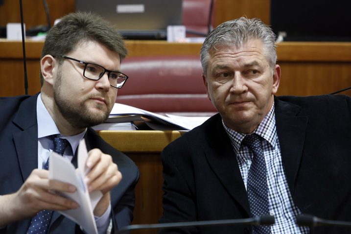 Peđa Grbin i Ranko Ostojić / Foto: Damjan Tadic / CROPIX