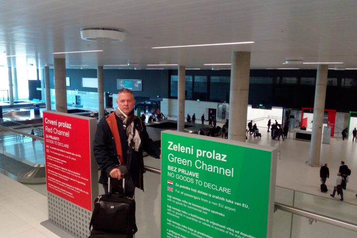 Naš reporter Edi Prodan na novom aerodromu