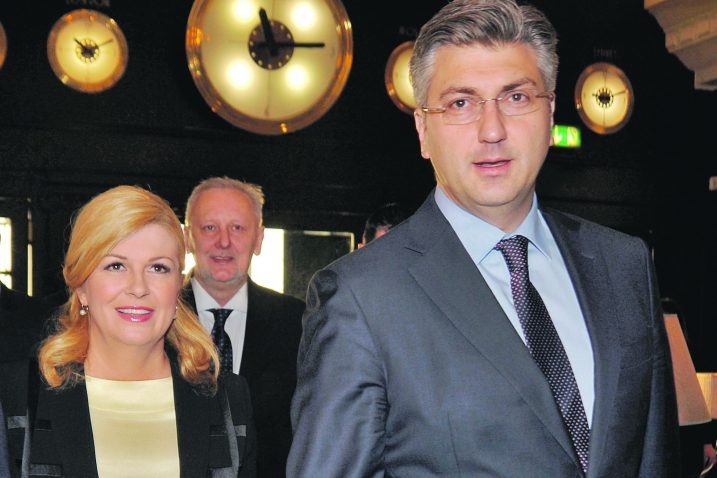 Za Kolindu Grabar-Kitarović i za Andreja Plenkovića demografija je jedan od ključnih problema / Foto Darko JELINEK