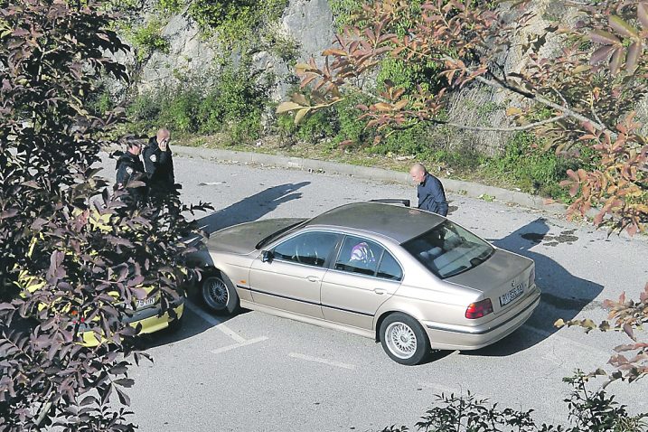 Jedan od BMW-a iz incidenta, Foto: D. ŠKOMRLJ