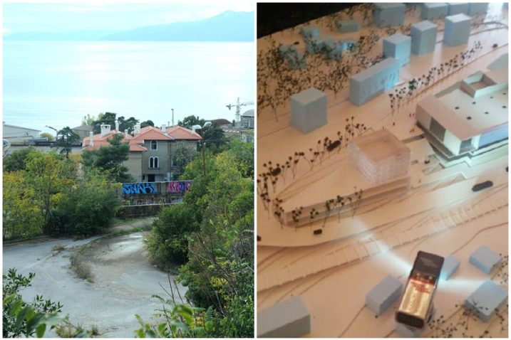 Maketa budućeg stambeno poslovnog kompleksa na Krnjevu