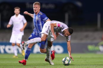 Enis Čokaj (Lokomotiva) i Zakaria Jradi (Hajduk)/Foto PIXSELL
