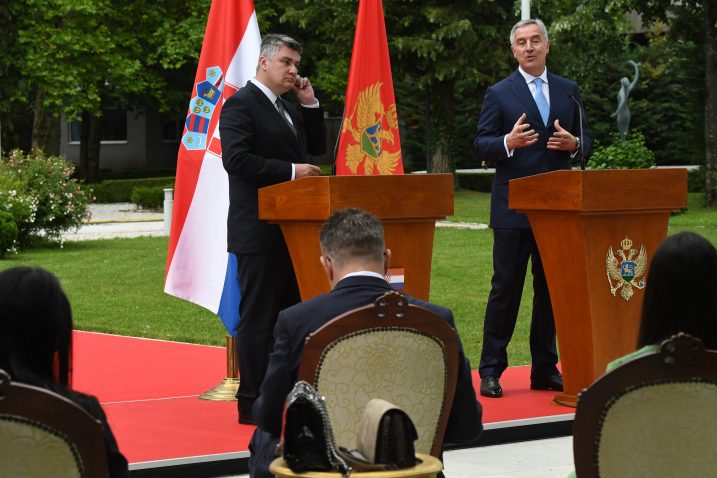 Zoran Milanović i Milo Đukanović / Foto SAVO PRELEVIC/PIXSELL