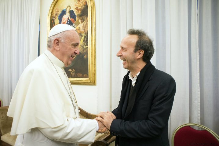 Što uspješnijem predstavljanju knjige u utorak svojom je nazočnošću pomogao talijanski glumac Roberto Benigni / Reuters