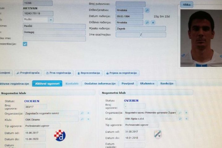 Preslika iz sustava HNS-a