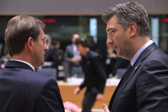 Miro Cerar i Andrej Plenković, Foto: Tomislav Krasnec/PIXSELL