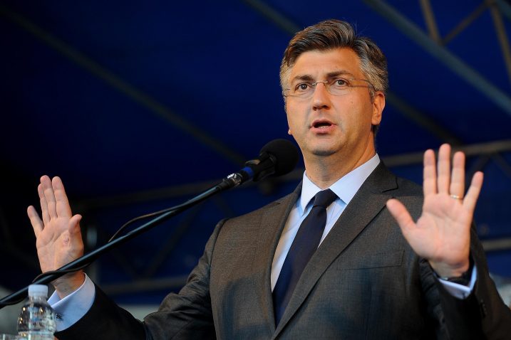 Andrej Plenković, Foto: D. ŠKOMRLJ
