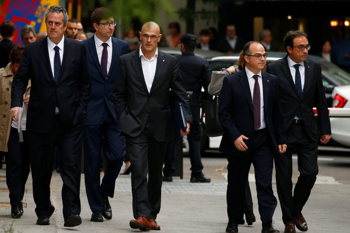 Članovi katalanske vlade dolaze na sud / Reuters