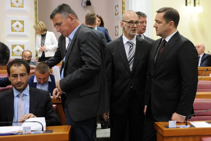 Robert Podolnjak u saboru / Snimio Darko JELINEK