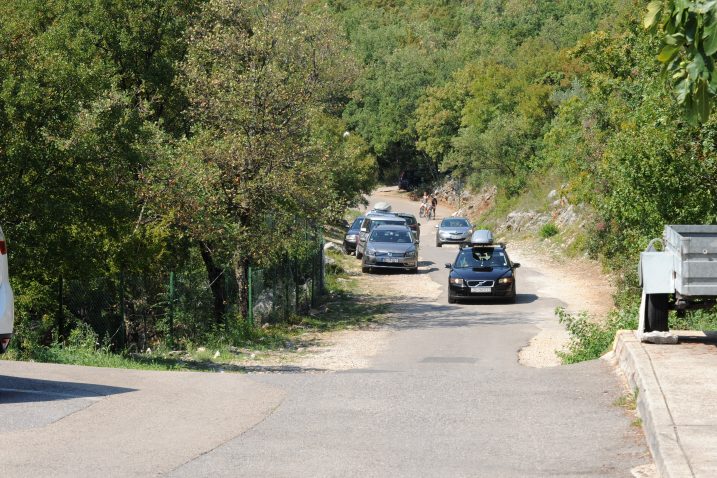 Mjesto gdje je opljačkan zaposlenik crikveničkog Jadrana / Snimio Silvano JEŽINA