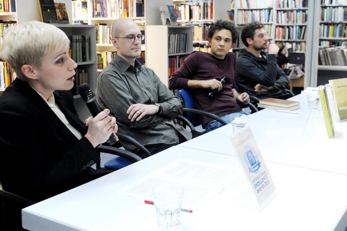 Novi iskorak u žanrovskom, stilskom i narativnom smislu – Anera Ryznar, Luka Bekavac, Roman Simić Bodrožić i Boris Postnikov / Foto D. LOVROVIĆ