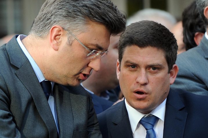 Andrej Plenković i Oleg Butković, Foto: D. ŠKOMRLJ