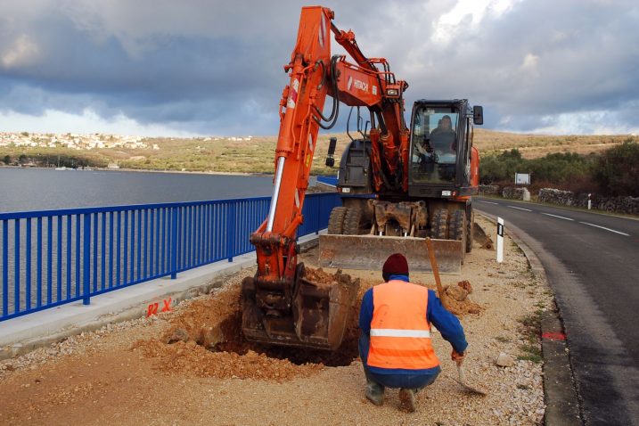 Rekonstrukcija županijske ceste između Punta i Dunata ušla u završnu fazu / Foto Mleden TRINAJSTIĆ