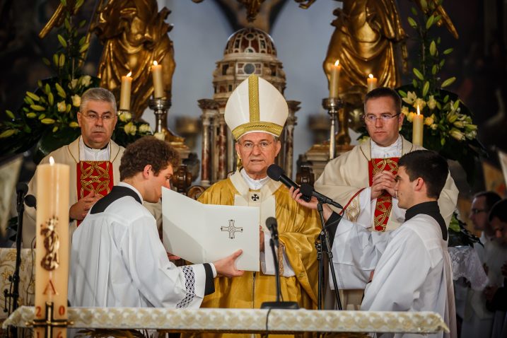Dio roditelja optužio da zenemaruju svoju djecu – nadbiskup Marin Barišić / Foto   Z. BARIŠIN/CROPIX