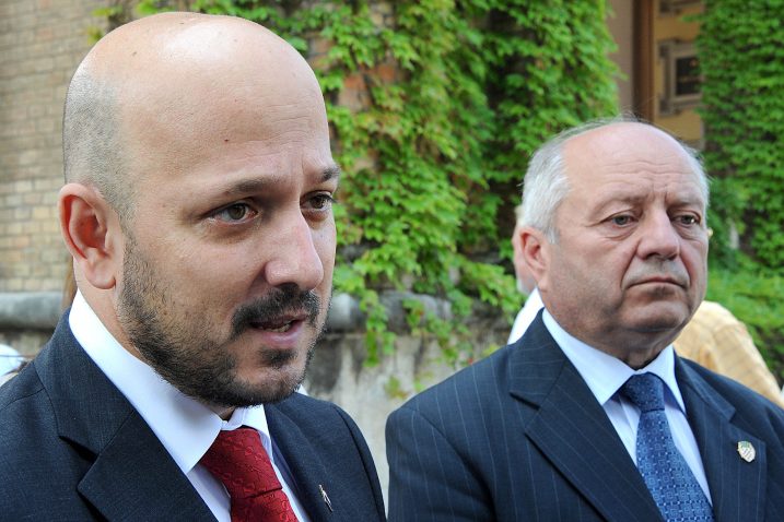 Suradanja SDP-a i A-HSS-a već počela – Gordan Maras i Stanko Grčić zajedno su počekom kolovoza položili vijence i svijeće na grob Stjepana Radića / Foto Nenad Reberšak