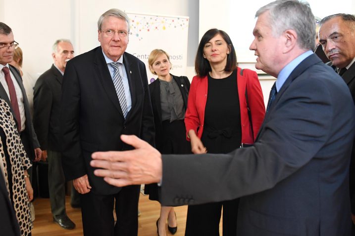 Jorg Hacker, Blaženka Divjak, Stipan Jonjić i Tomislav Rukavina / Foto: I. TOMIĆ