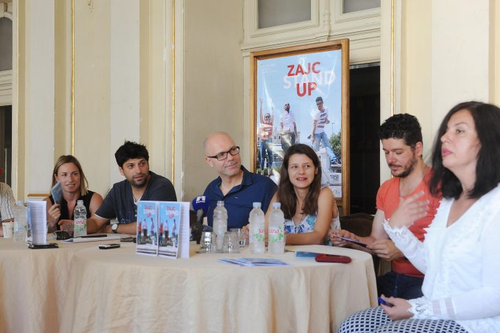 Najava premijere predstave "Zajc Stand Up" koja će biti u petak, 14. srpnja / Foto Sergej DRECHSLER