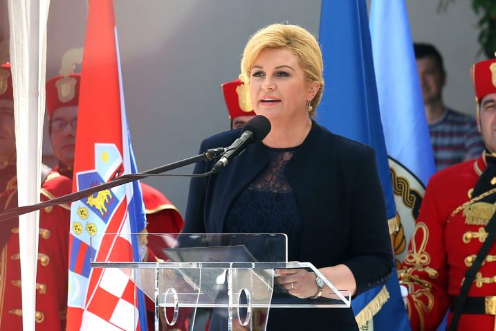 Za pozdrav "za dom spremni" Kolinda Grabar Kitarović traži mišljenje suda / Foto Duško Jaramaz/PIXSELL