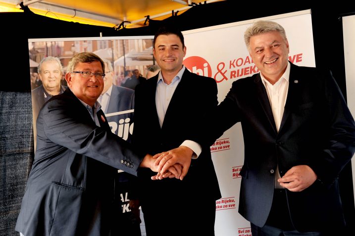 Vojko Obersnel, Davor Bernardić i Zlatko Komadina