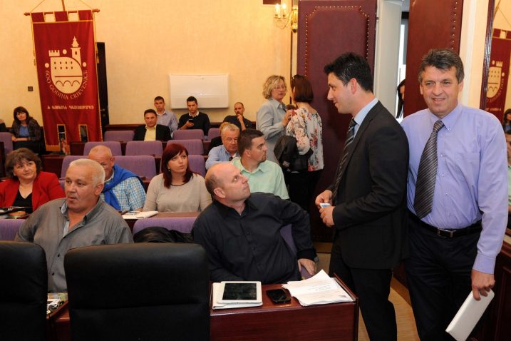 Veselko Mutavgjić i Damir Rukavina dolaze na sjednicu Gradskog vijeća / Foto: M. GRACIN