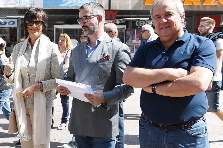 Norveška veleposlanica Astrid Versto i zamjenik riječkog gradonačelnika Nikola Ivaniš zadovoljni / Snimio Ivica TOMIĆ