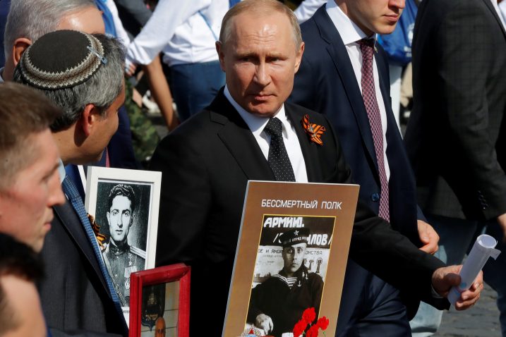 Vladimir Putin na obilježavanju Dana pobjede / Reuters