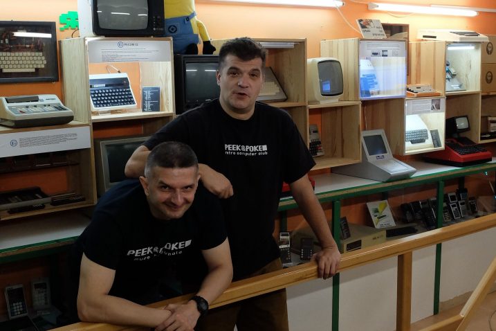 Davor Pasarić i Svetozar Nilović snimljeni u povodu desetog rođendana genijalnog riječkog muzeja / Foto Josip KNEŽEVIĆ