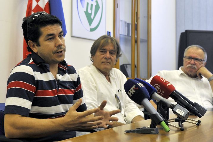 Vanja Maračić, Duško Jelača i Predrag Brazzoduro, Foto: R. BMRALJ