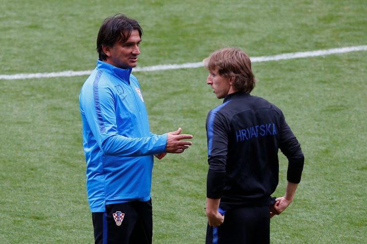 Zlatko Dalić i Luka Modrić / Foto: REUTERS