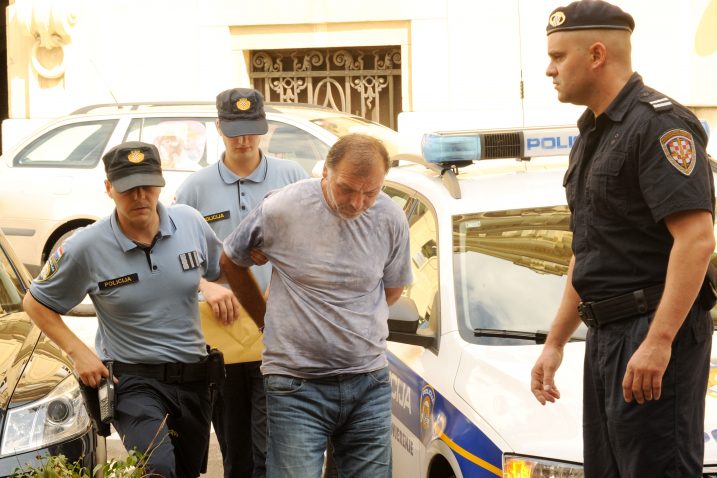 Tomislav Lukačić  tereti se za pljačku počinjenu u Dramlju / Snimio Silvano JEŽINA