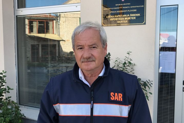 Kapetan lučke ispostave Murter Branko Rameša