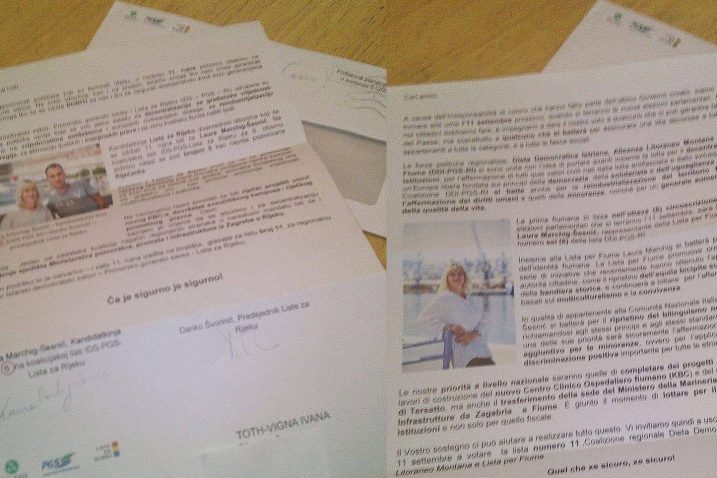 Pokojnoj gospođi koalicija se obratila i na hrvatskom i na talijanskom