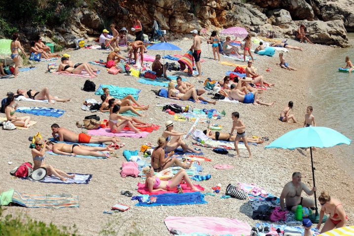 Plaža u Kostreni / Snimio Vedran Karuza