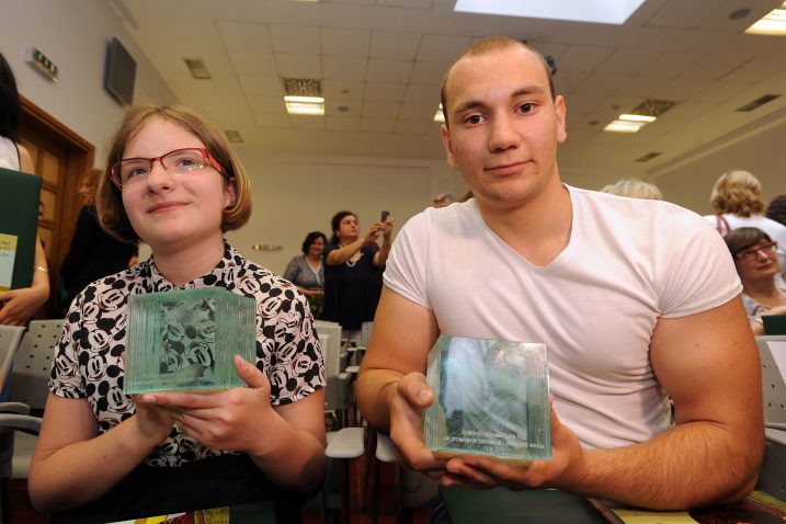 Izidora Mustak i Teo Čučković iz Rijeke / Foto Davor KOVAČEVIĆ