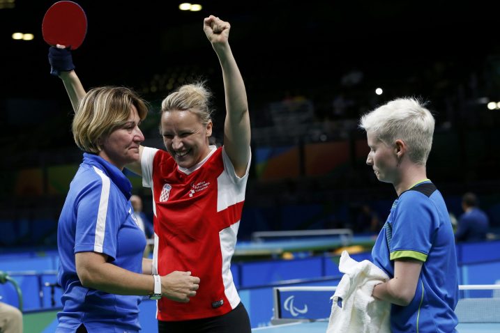 Stolnotenisko zlato - Sandra Paović / Foto Reuters