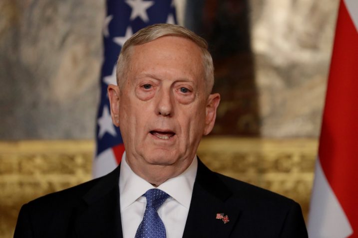 Američki ministar obrane Jim Mattis / Reuters