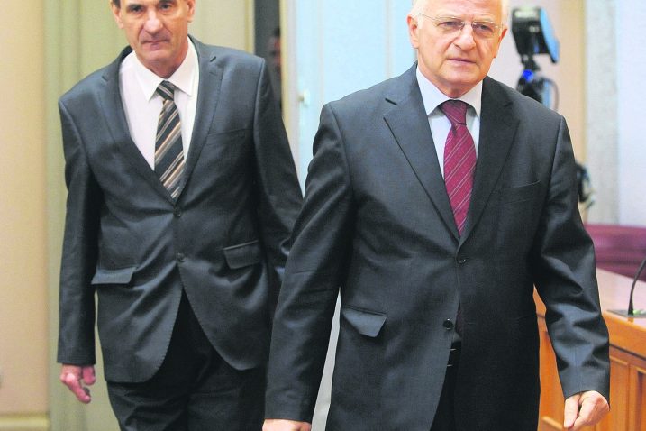 Milanovića upozoravali na moguće nove peripetije – Nenad Stazić i Josip Leko  / Foto D. JELINEK