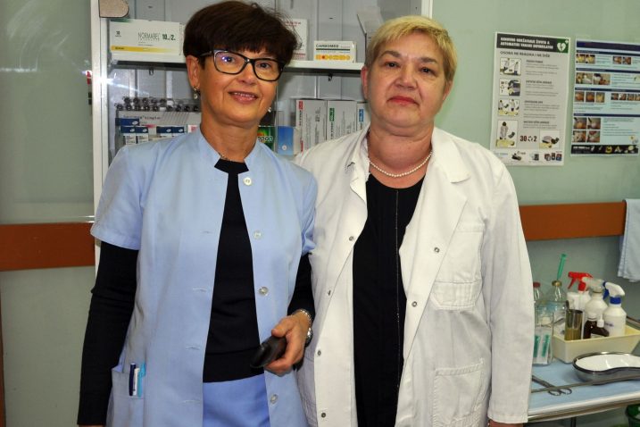 U primarnoj zdravstvenoj zaštiti ne može se sve naplatiti – Marija Hrast i dr. Jelisava Gršković-Volarić / Foto Mladen TRINAJSTIĆ