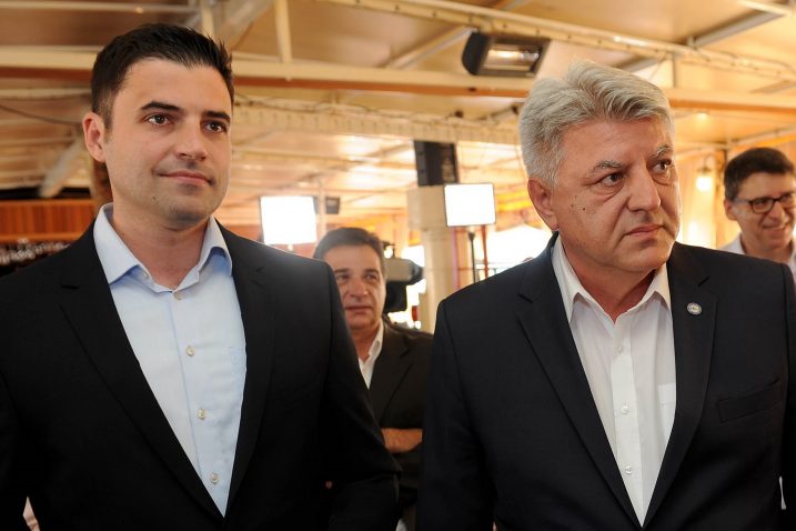 Davor Bernardić i Zlatko Komadina / Foto: D. ŠKOMRLJ