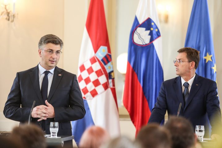 Andrej Plenković i Miro Cerar, Foto: Igor Soban/PIXSELL